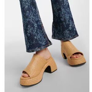 Ganni NWOT Butterfly Sandals Sz 39, 9 US